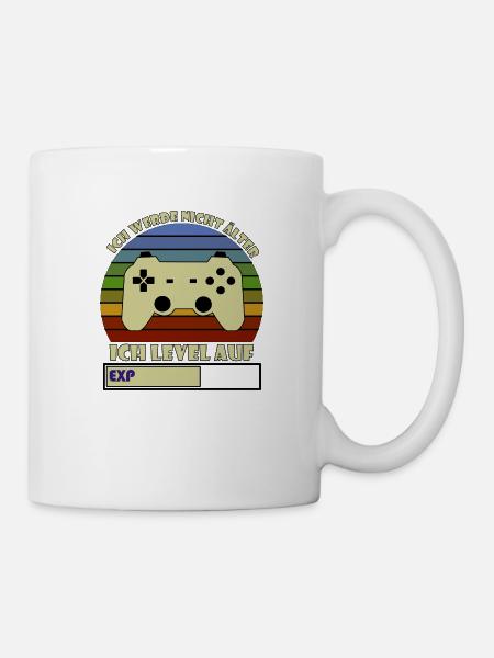 Level Up - Tasse - Weiß