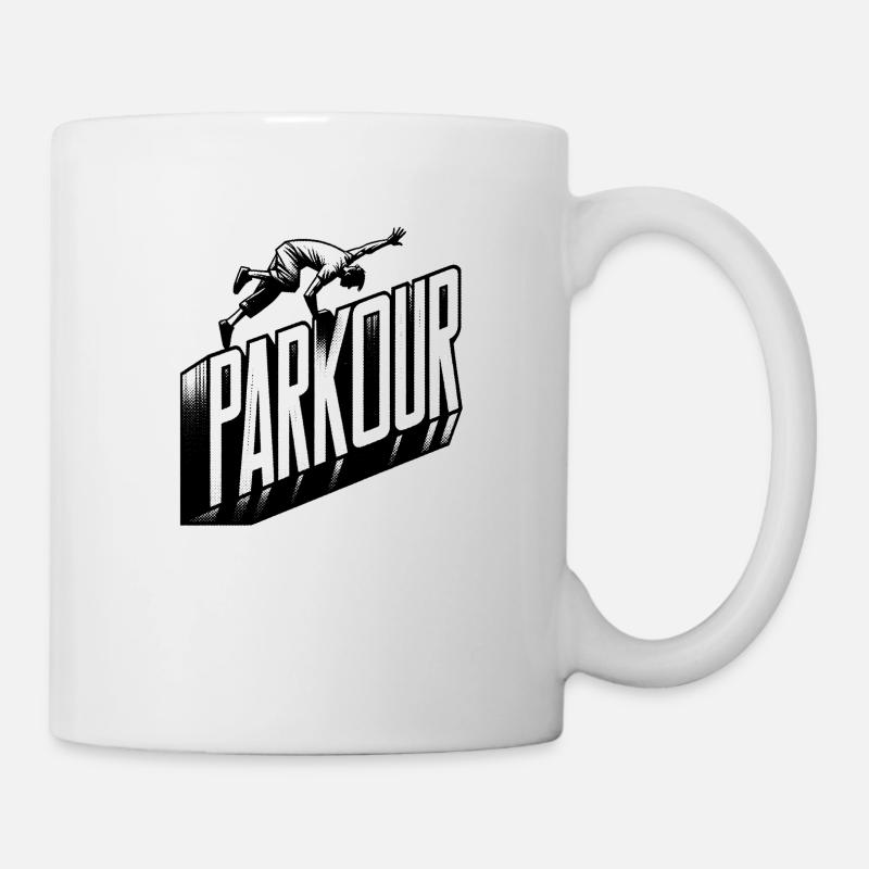 Parkour - Tasse - Weiß