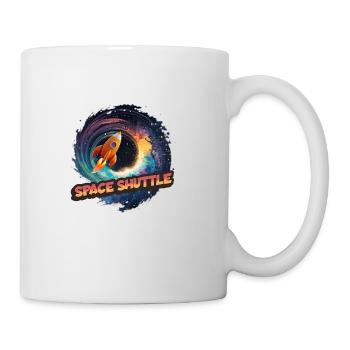 Space Shuttle: Das geflügelte Raumschiff - Tasse - Weiß - Rechts
