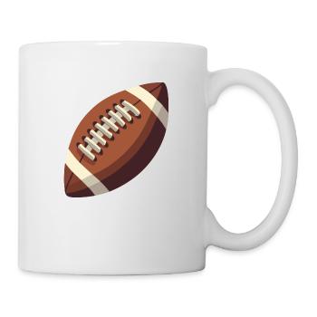 Ballon de football - Mug blanc - blanc - Droite