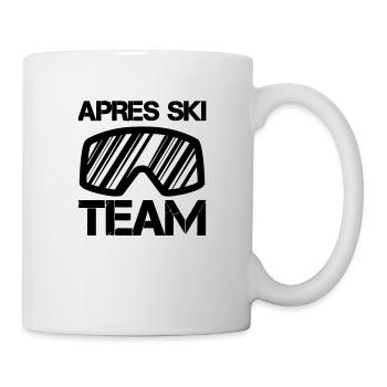 apres ski team - Tasse - Weiß - Rechts
