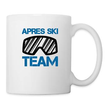 apres ski team - Tasse - Weiß - Rechts