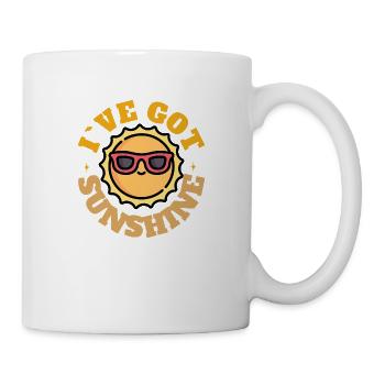 Du soleil dans mon cœur - Mug blanc - blanc - Droite