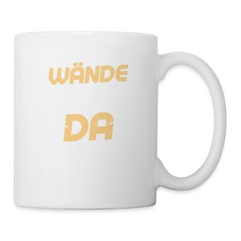 Wände sind zum klettern da Boulder Klettern - Tasse - Weiß - Rechts