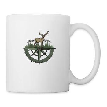 Elch - Tasse - Weiß - Rechts
