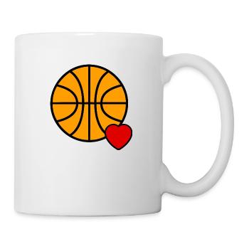 Love Basketball - Mug - white - Right