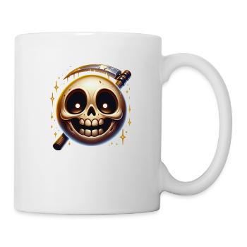 Un style qui fait froid dans le dos ! 💀 T-shirt squelette - Mug blanc - blanc - Droite