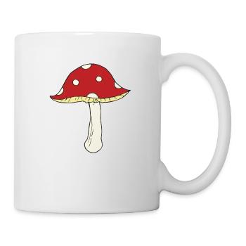 fly agaric - Mug - white - Right