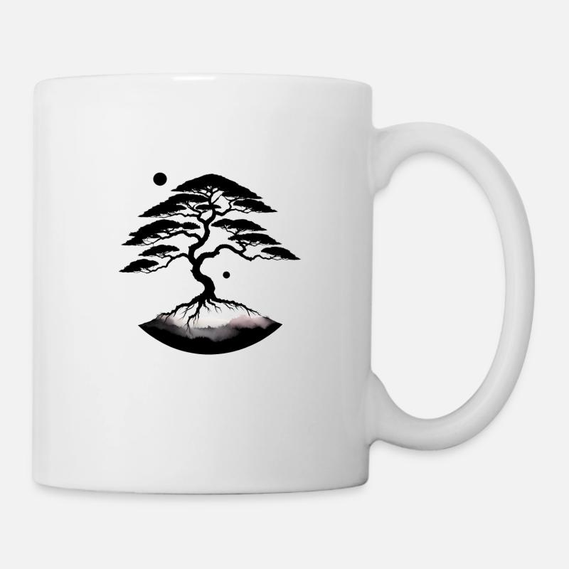 Bonsai Tree: Unique and Mysterious - Mug - white