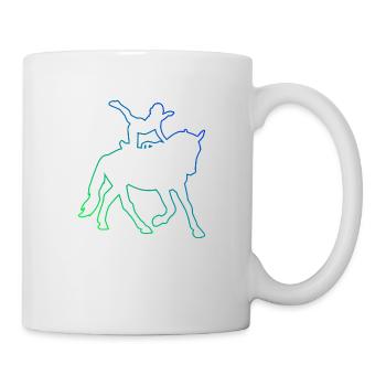 Athletic Discipline Equestrian Art Vaulting - Mug - white - Right