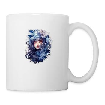 Schnee-Frost-Eis-Mädchen - Tasse - Weiß - Rechts