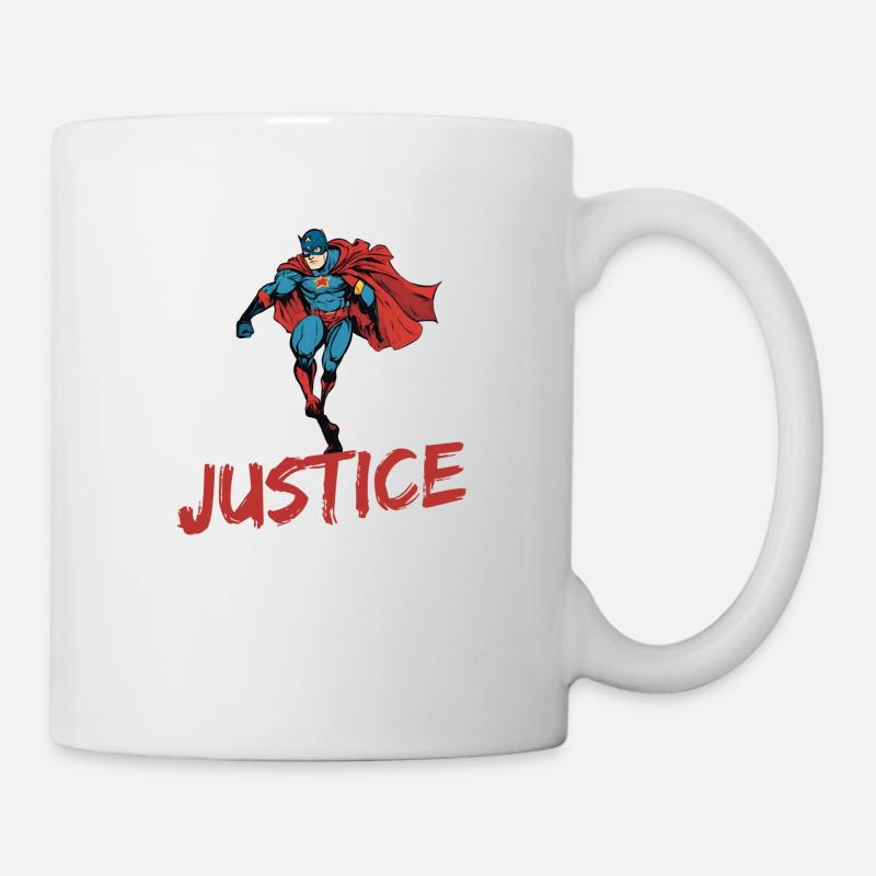 justicier - Mug blanc - blanc
