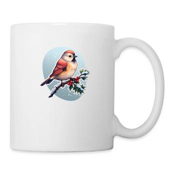 Wintervogel - Tasse - Weiß - Rechts