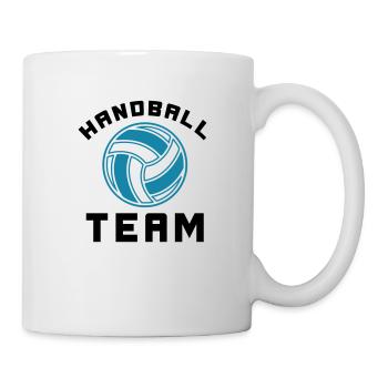 Équipe de handball - Mug blanc - blanc - Droite