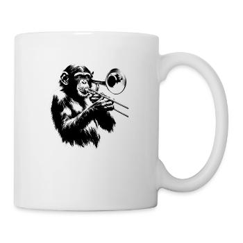 Monkey Orchestra Trombone - Mug - white - Right