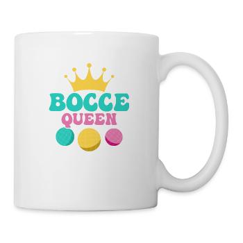 Bocce Queen Petangue Team Player - Tasse - Weiß - Rechts