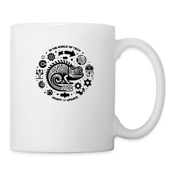 In The World of Tech Adapt or Update - Mug - white - Right
