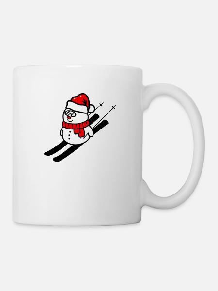 schnemann ski - Tasse - Weiß