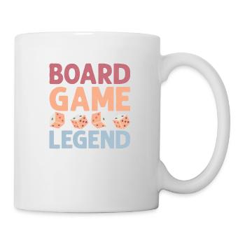 Jeu de société Légende Joueur de table Nerd Gamer - Mug blanc - blanc - Droite