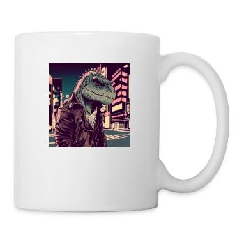 Dinosaure Japon Japon - Mug blanc - blanc - Droite