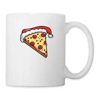 Pizza Christmas Comic - Mug - white - Right