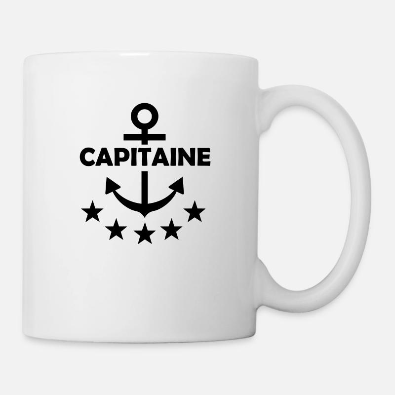 Capitaine ancre - Mug blanc - blanc