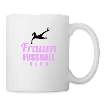 frauen fußball - Tasse - Weiß - Rechts