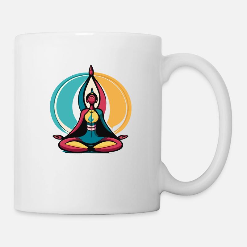 Yoga / Shamanic Meditation - Mug - white