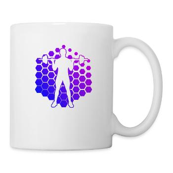 Women's Strength Training Fitness Weightlifting Endurance - Mug - white - Right