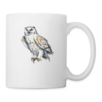 SnowyOwl 05 - Tasse - Weiß - Rechts
