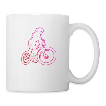 VTT VTT Femme Cyclisme VTT - Mug blanc - blanc - Droite