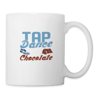 Will Tap Dance for Chocolate Tap Dancing Tap Dance - Tasse - Weiß - Rechts
