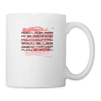 Abstract style design. Music styles. - Mug - white - Right