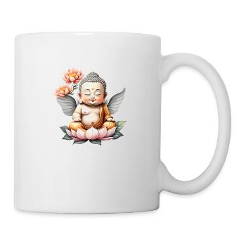 Baby Buddha - meditation yoga relaxation - Mug - white - Right
