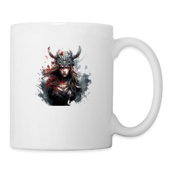 Schildmaid & Valküren Design für Wikinger Fans - Tasse - Weiß - Rechts