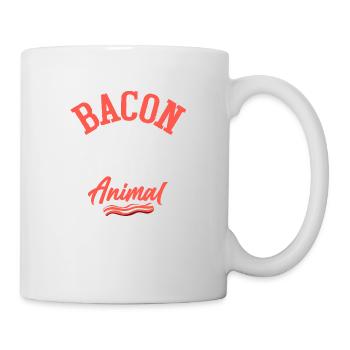 Bacon est un jambon de viande de porc d’animal d’ de mai - Mug blanc - blanc - Droite