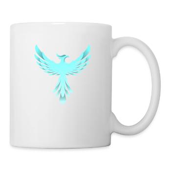 Logo du Phénix - Mug blanc - blanc - Droite