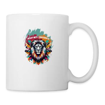 ROAR WITH CONFIDENCE - Mug - white - Right