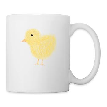 Little cute chick - Mug - white - Right