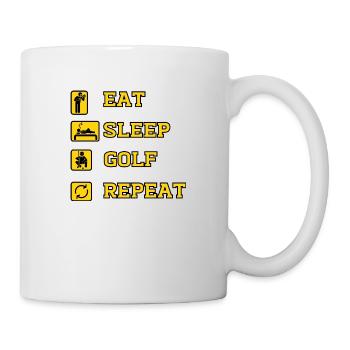 Eat Golf Repeat - Mug - white - Right