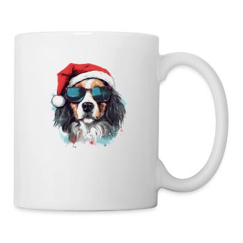 Magical Golden Retriever Christmas Dog in the Snow - Mug - white - Right