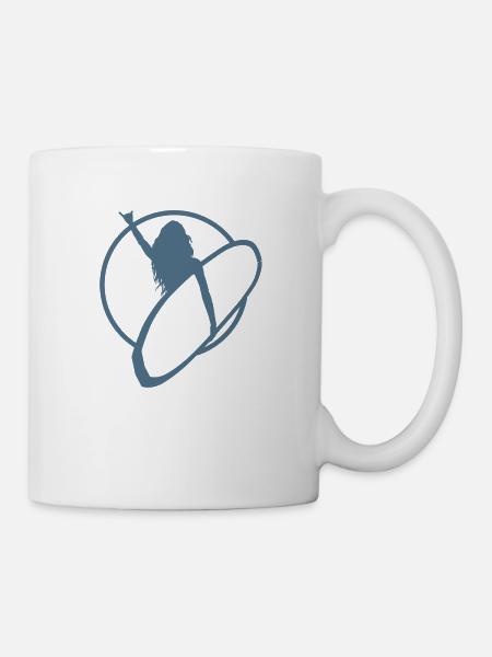 Let's go Surfing Girl - Tasse - Weiß