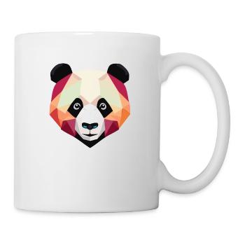 Panda Low Poly - Mug - white - Right