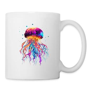 Méduses pour les fans de créatures marines, Cadeaux Animaux de Noël - Mug blanc - blanc - Droite