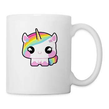 Baby Einhorn - Tasse - Weiß - Rechts