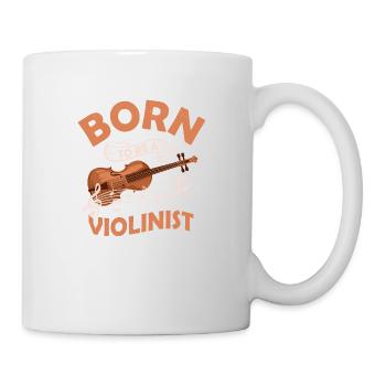 Born To Be A Violinist Orchestra Violin - Mug - white - Right