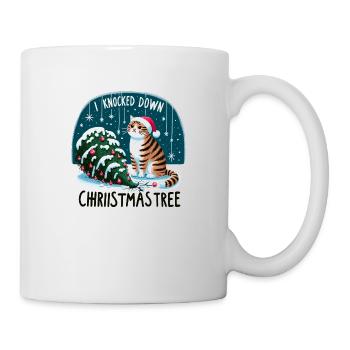 J’ai renversé le sapin de Noël - Mug blanc - blanc - Droite