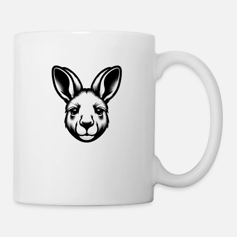 Känguru - Tasse - Weiß