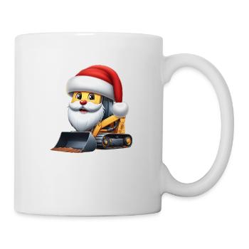 Père Noël Skid Steer - Mug blanc - blanc - Droite
