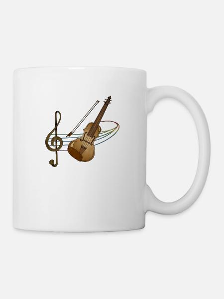 Violon - Mug blanc - blanc